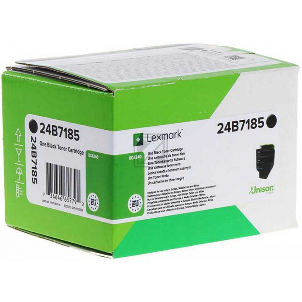 Original Lexmark 24B7185 Toner Schwarz