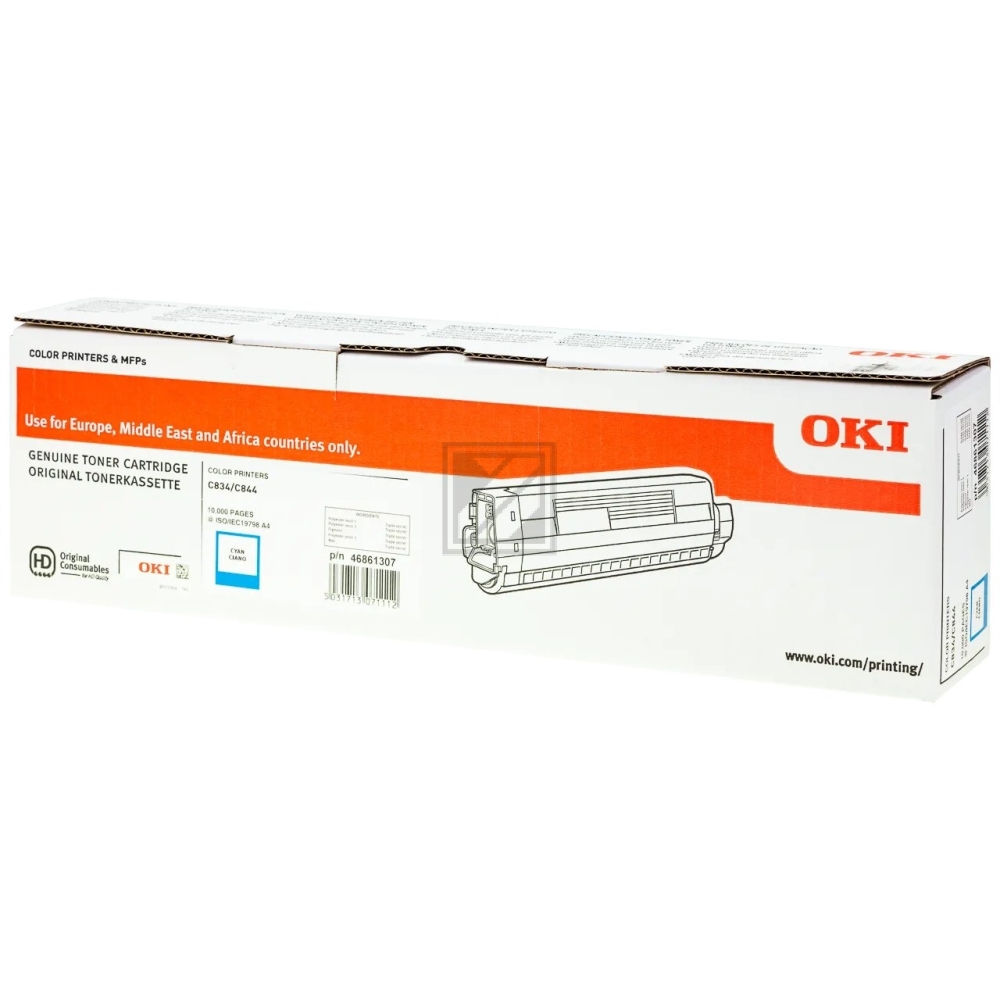 OKI Toner-Kit cyan HC (46861307)