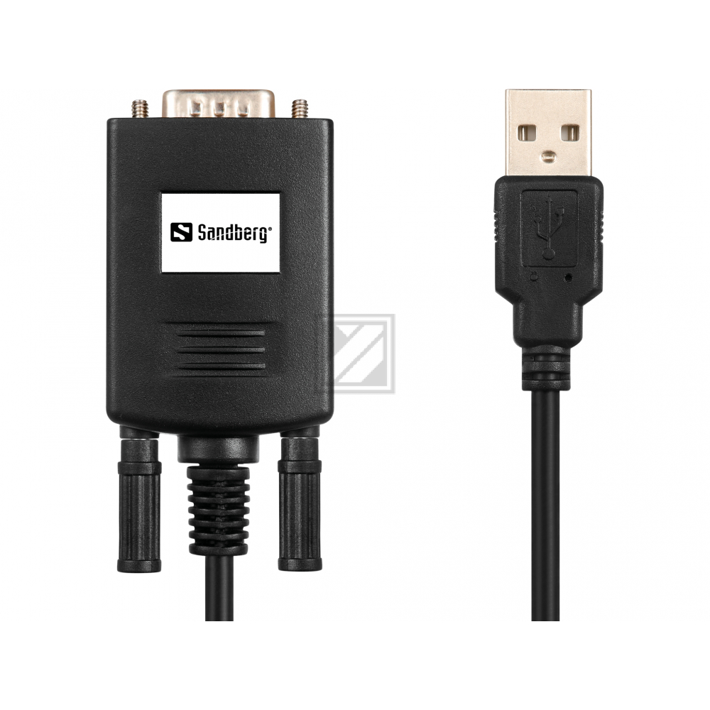 SANDBERG ADAPTER USB TO SERIAL LINK 133-08 schwarz