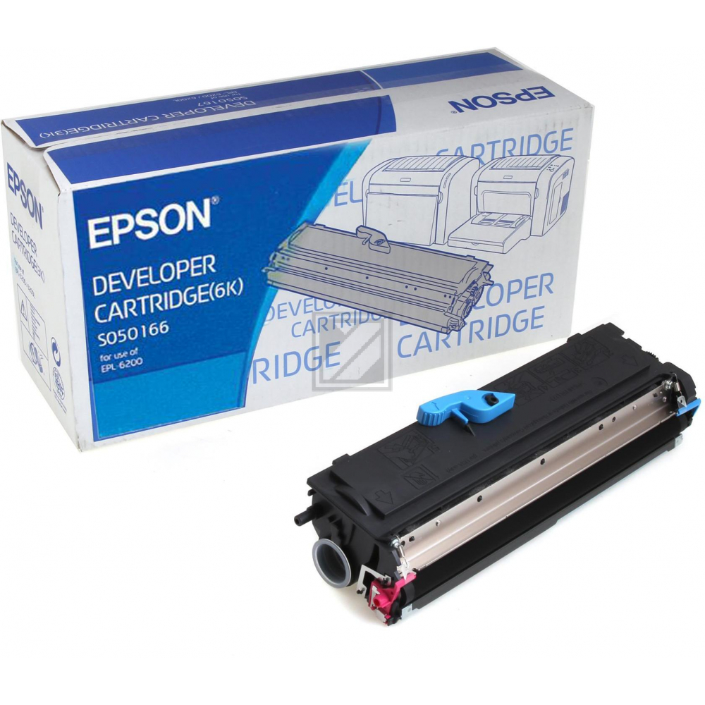 Epson Toner-Kartusche 2 x schwarz HC (C13S050166DB)