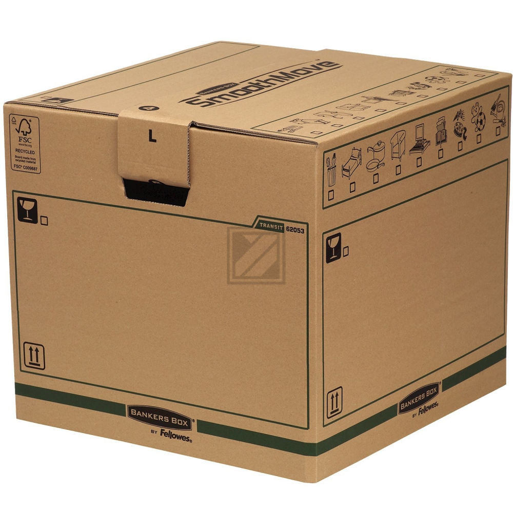 Fellowes BANKERS BOX TRANSIT Umzugskarton SmoothMove, gro?