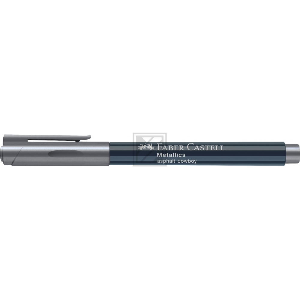 FABER-CASTELL Metallics Marker, grau