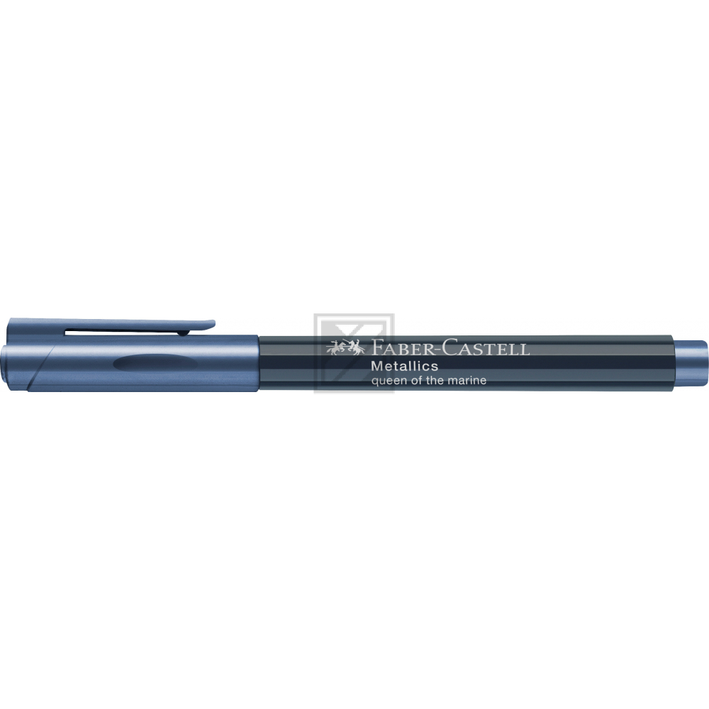 FABER-CASTELL Metallics Marker, dunkelblau