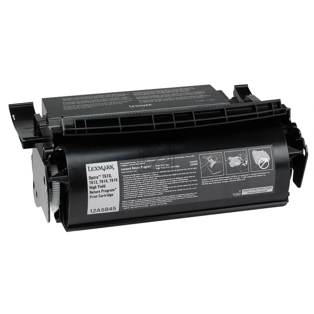 Original Lexmark 12A5845 Toner Schwarz