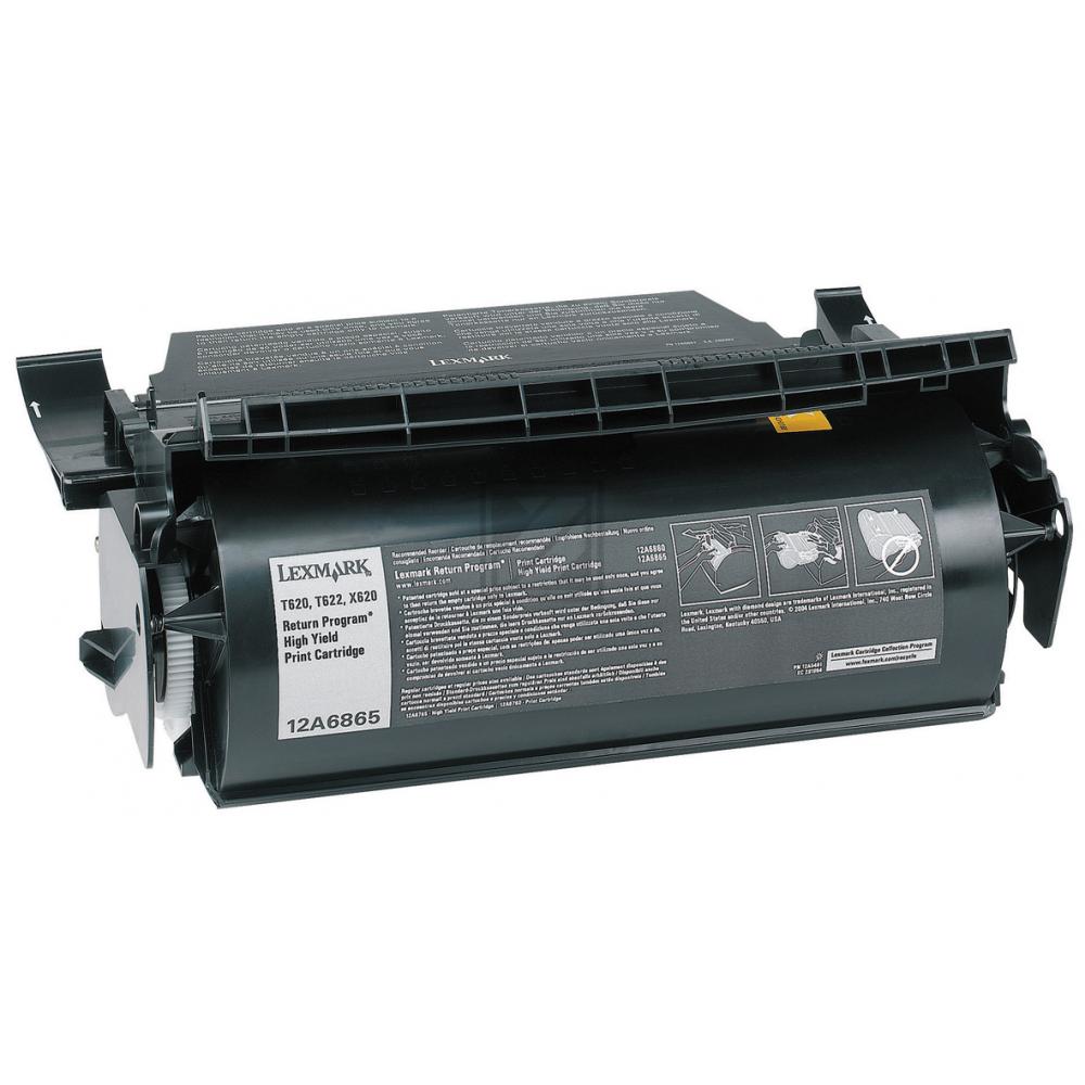Original Lexmark 12A6865 Toner Schwarz