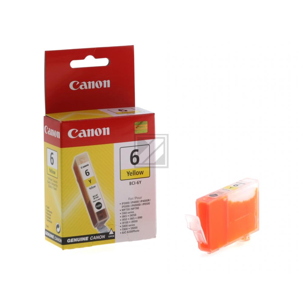 Canon Tintenpatrone gelb (4708A002, BCI-6Y)