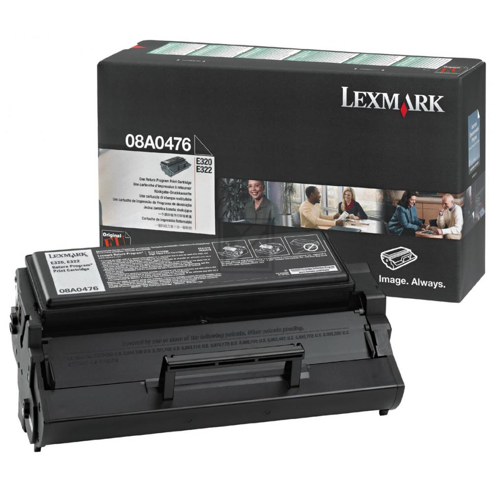 Original Lexmark 08A0476 Toner Schwarz