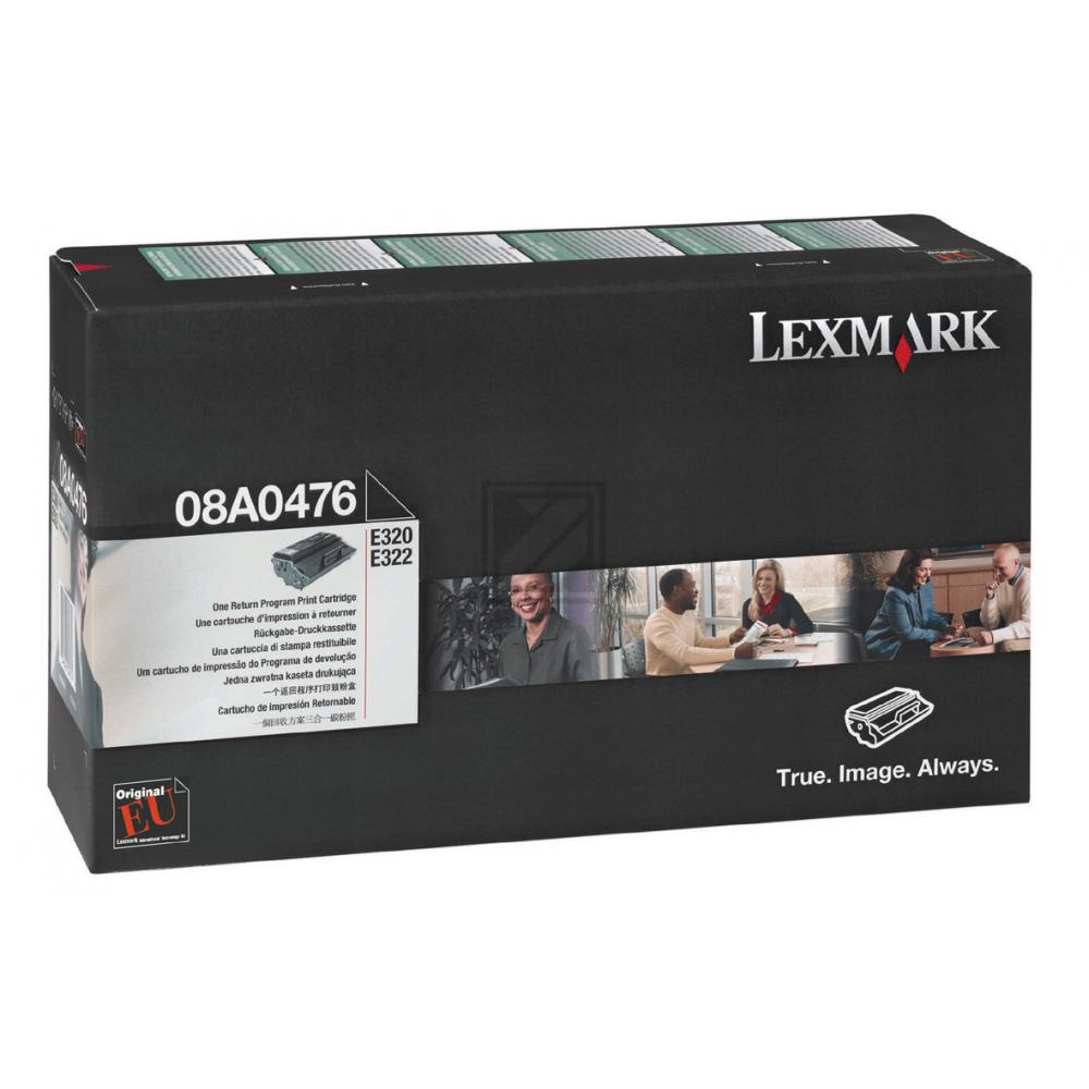 Original Lexmark 08A0476 Toner Schwarz