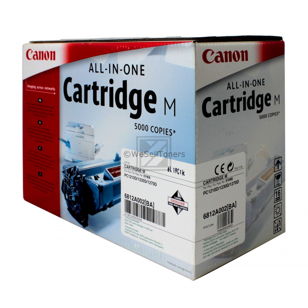 Original Canon 6812A002 / CARTRIDGEM Toner Schwarz