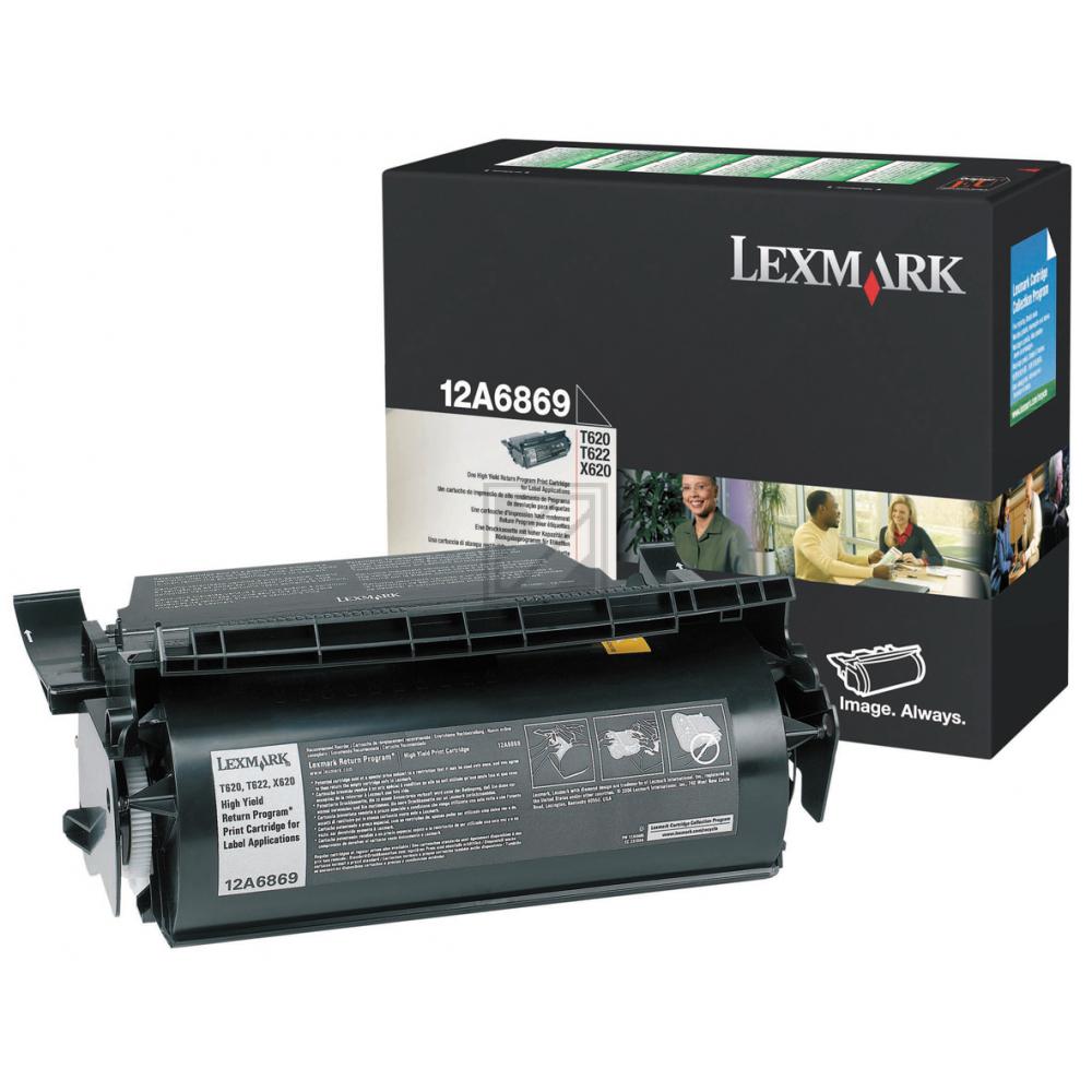 Original Lexmark 12A6869 Toner Schwarz