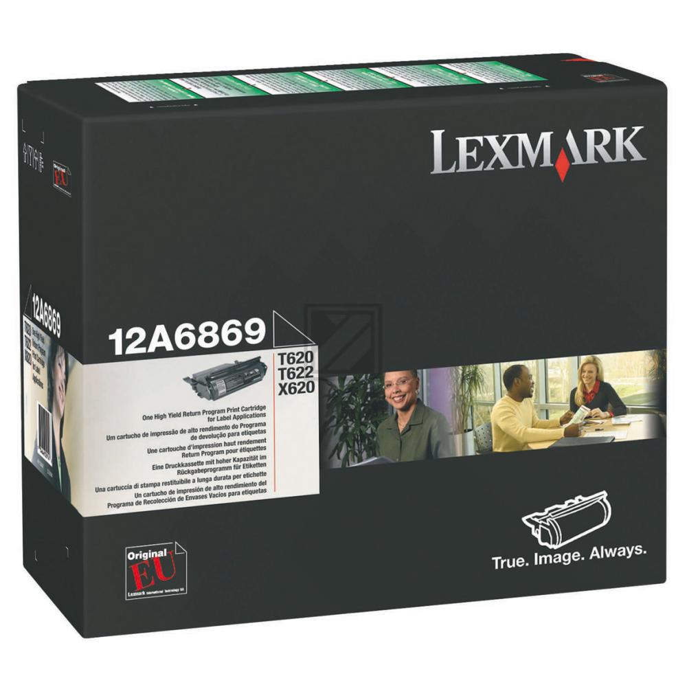 Original Lexmark 12A6869 Toner Schwarz