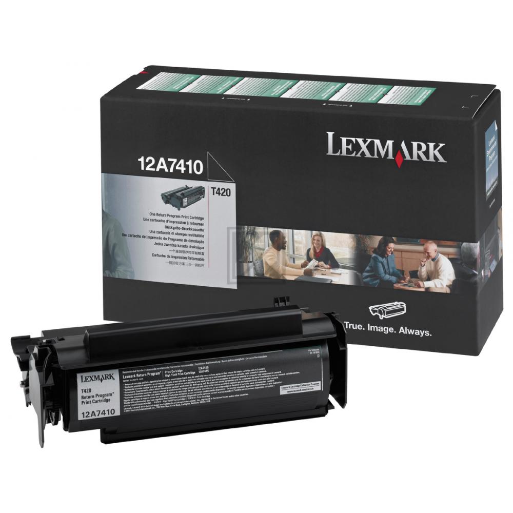 Original Lexmark 0012A7410 Toner Schwarz