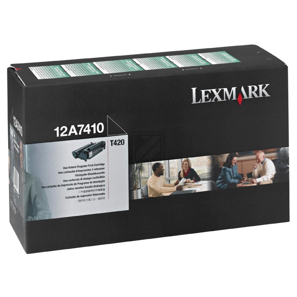 Original Lexmark 0012A7410 Toner Schwarz