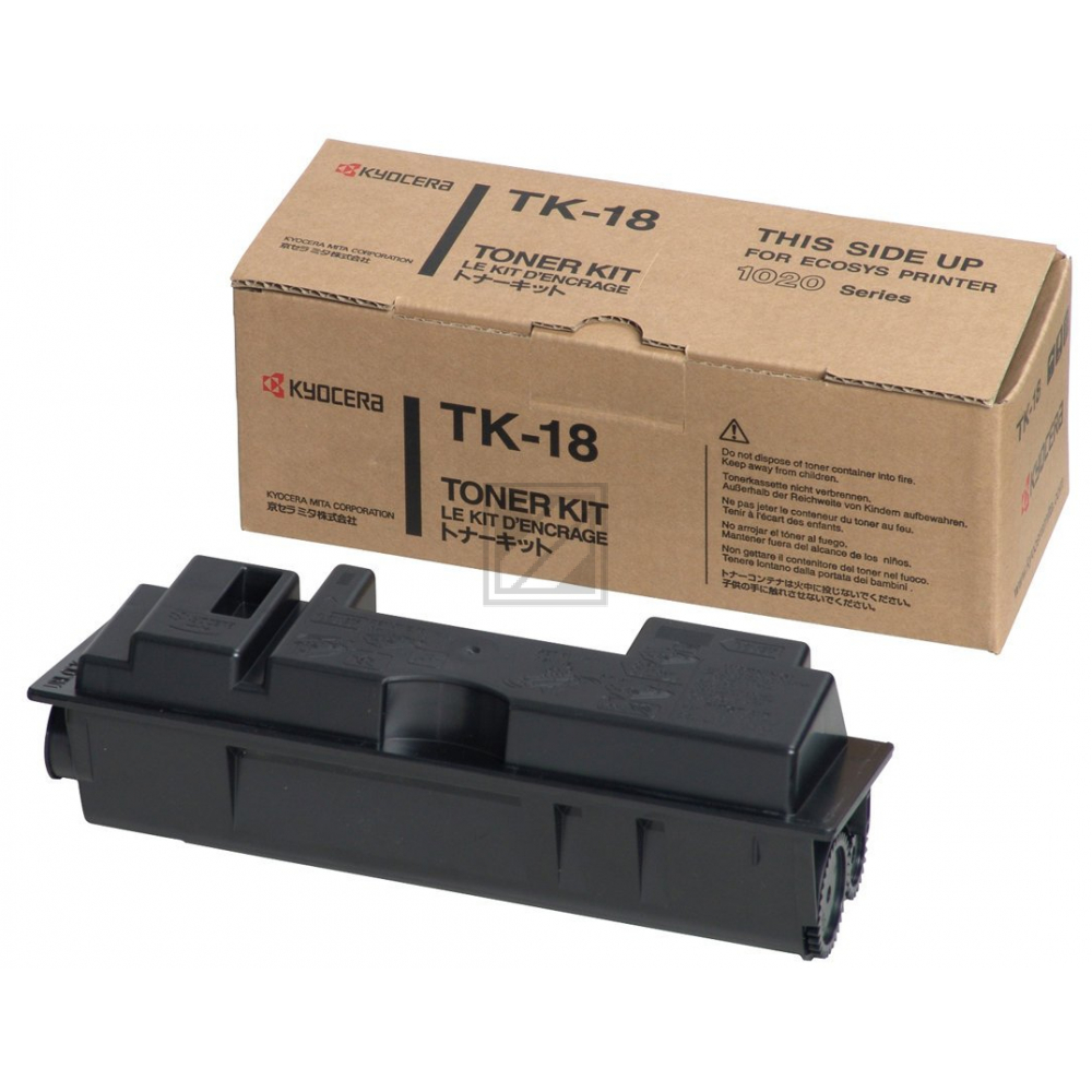 Original Kyocera 370QB0KX / TK-18 Toner Schwarz