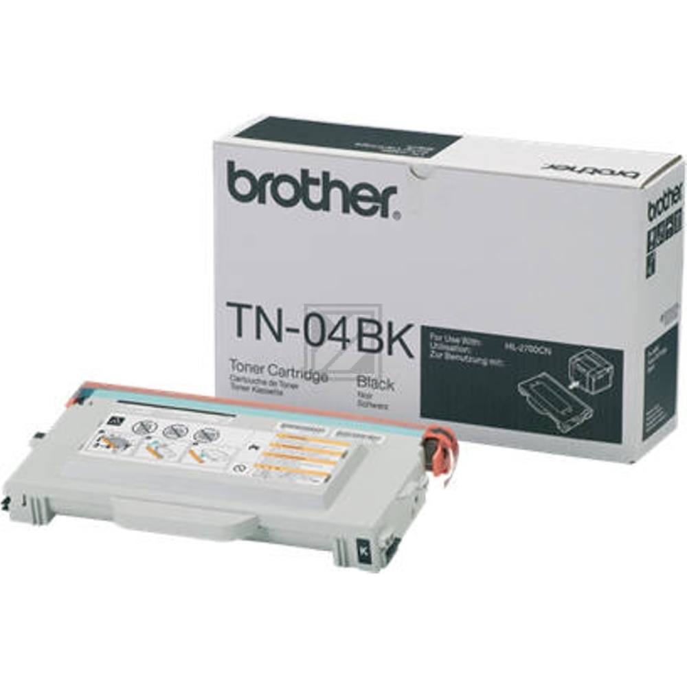 Original Brother TN-04BK Toner Schwarz