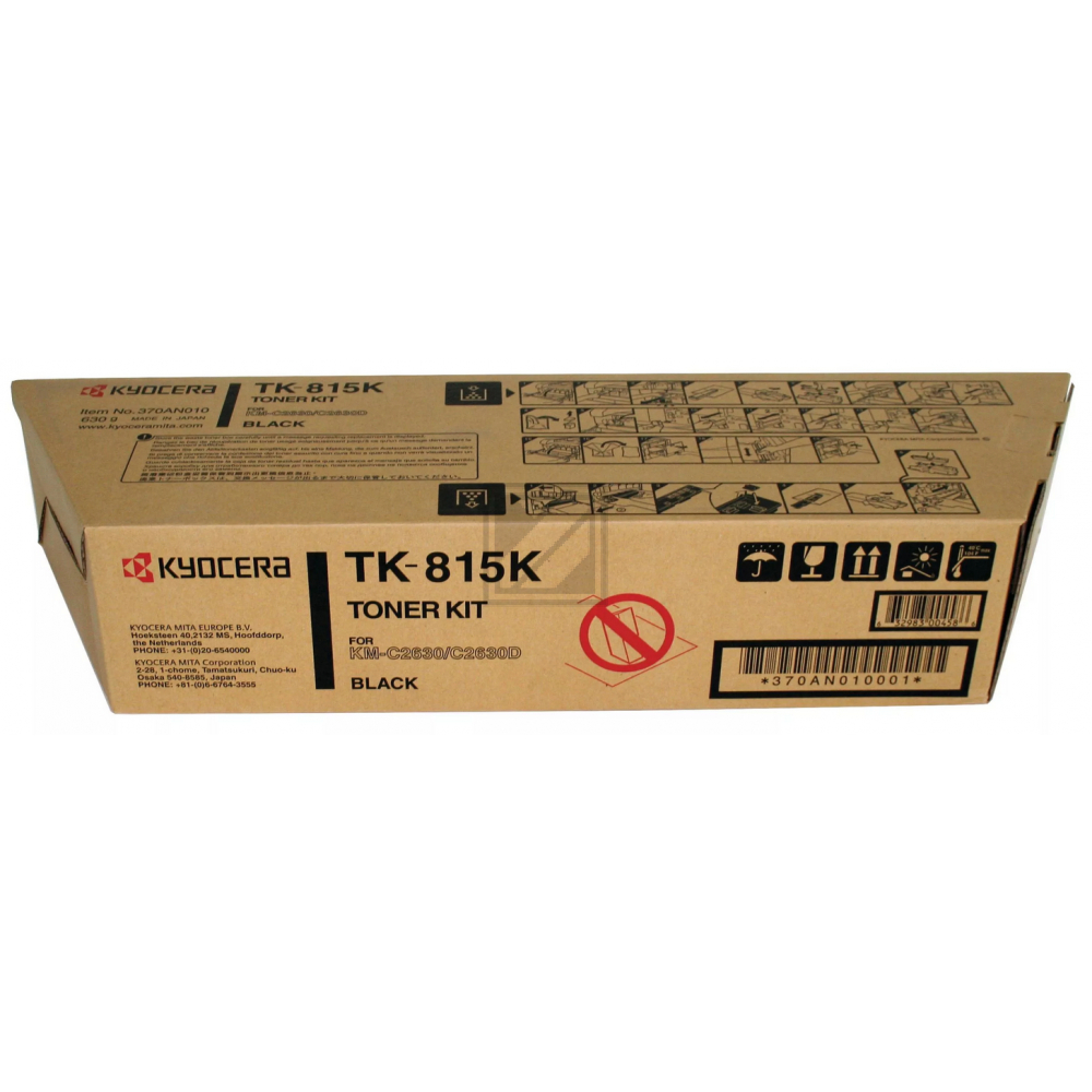 Original Kyocera 370AN010 / TK-815K Toner Schwarz