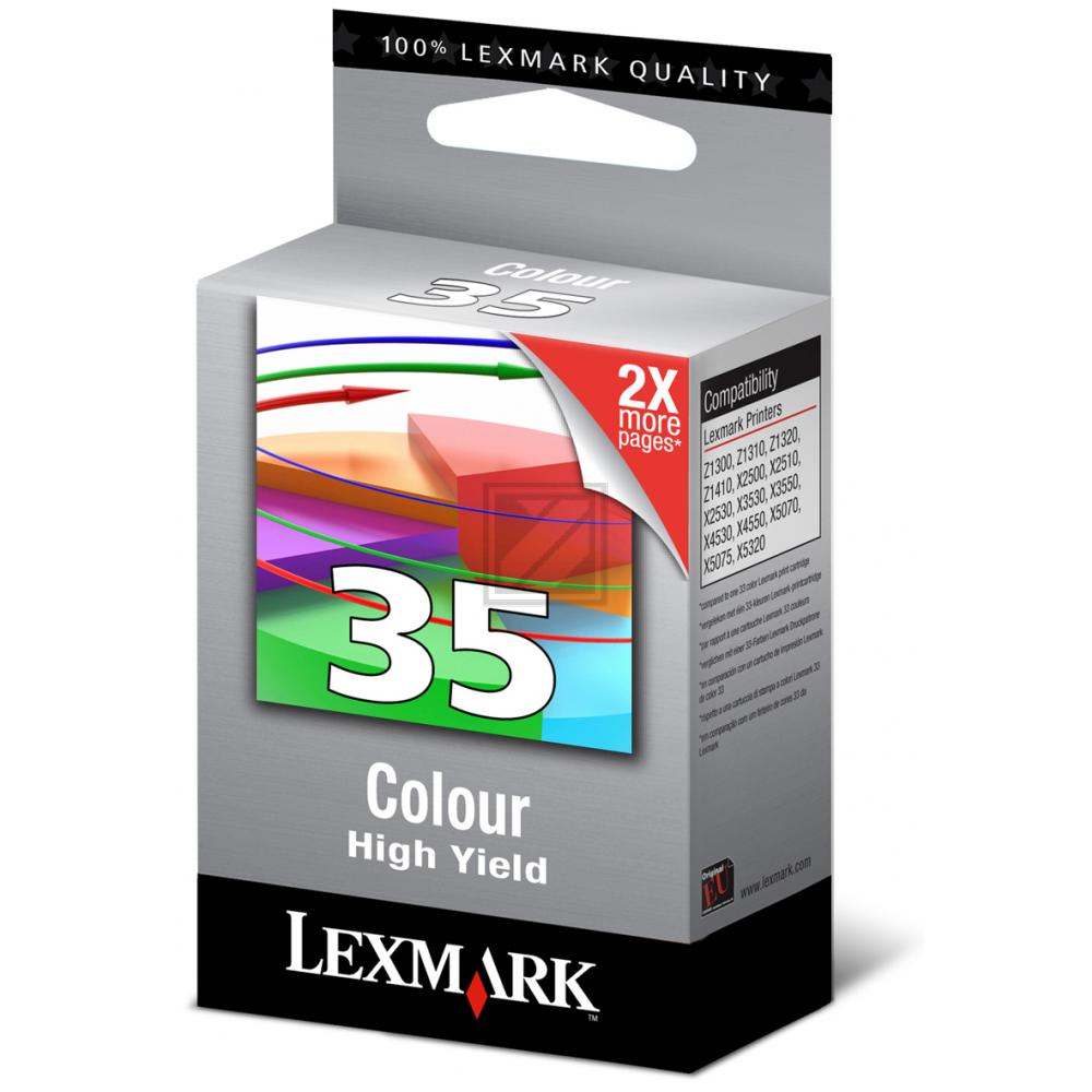 Original Lexmark 018C0035E / NO35XL Tinte Color XL