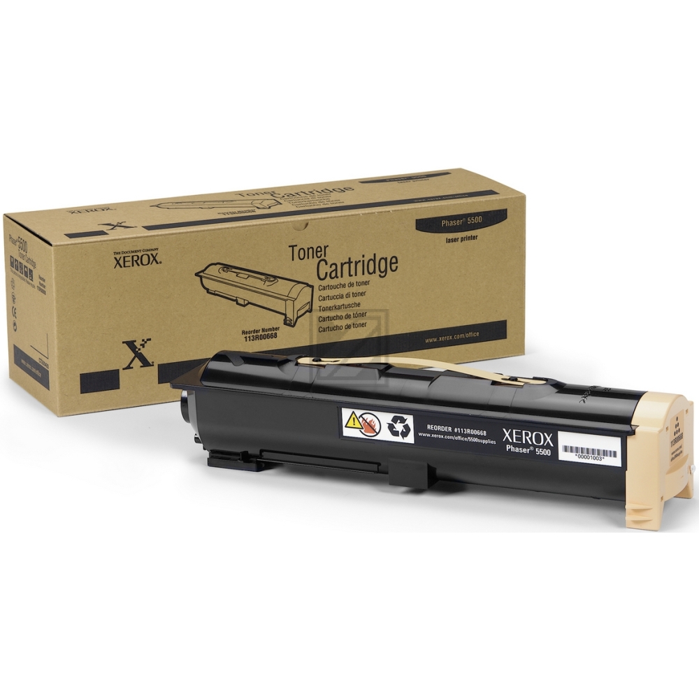 Original Xerox 113R00668 / 5000 Toner Schwarz