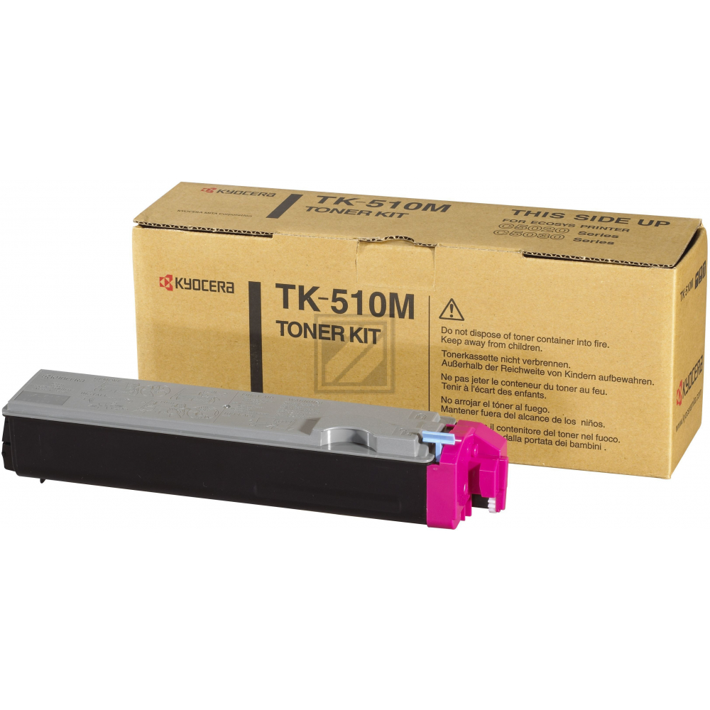 Original Kyocera 1T02F3BEU0 / TK-510M Toner Magenta