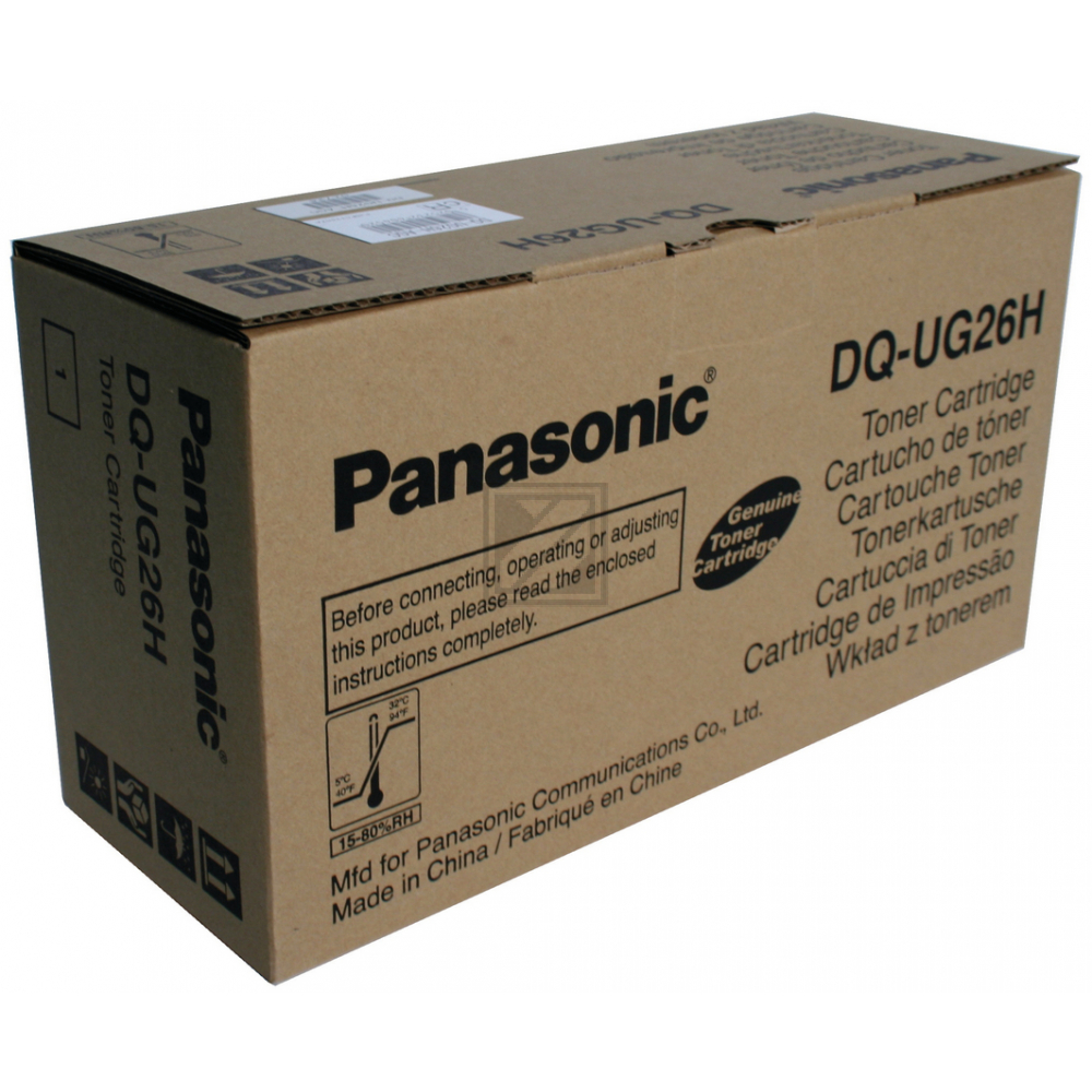 Original Panasonic DQ-UG26H / DQUG16H Toner Schwarz