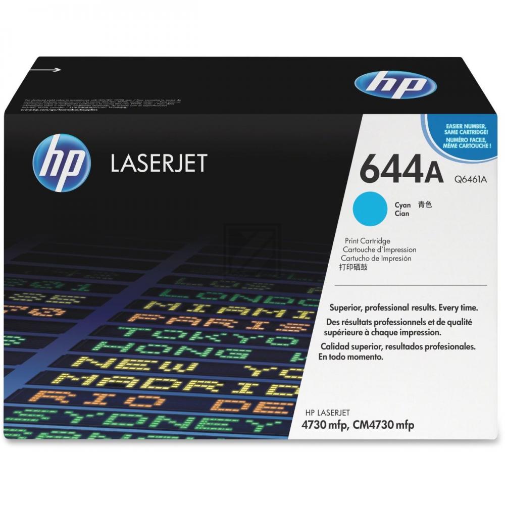 Original HP Q6461A / 644A Toner Cyan