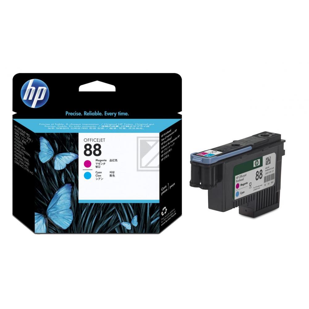 Original HP C9382A / 88 Tinte Cyan, Magenta 2er Set