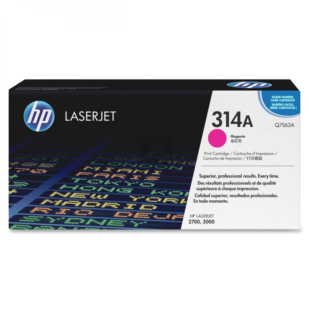 Original HP Q7563A / 314A Toner Magenta