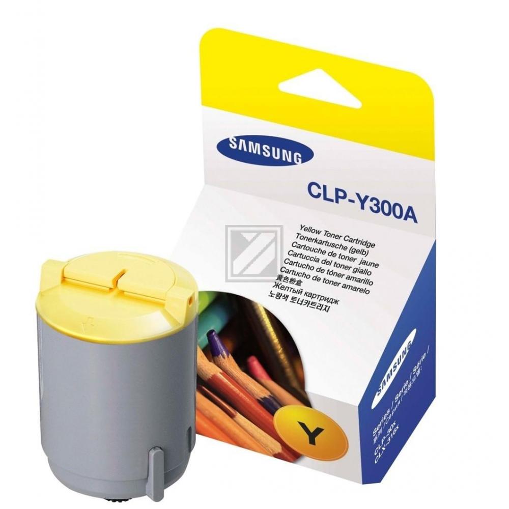 Original Samsung CLP-Y300A / Y300 Toner Gelb