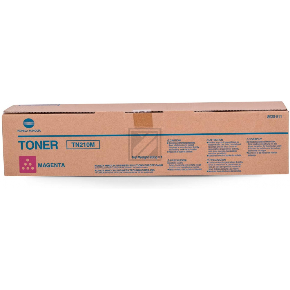 Original Konica Minolta 8938-511 / TN-210 M Toner Magenta