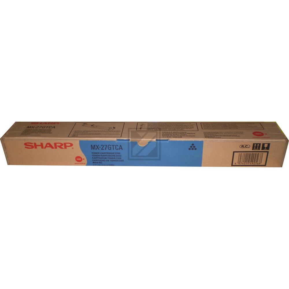Original Sharp MX-27GTCA Toner Cyan