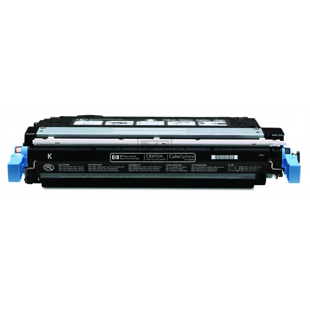 Original HP CB400A / 642A Toner Schwarz