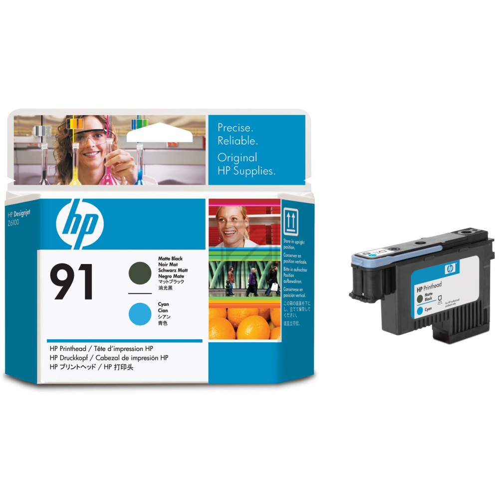 Original HP C9460A / 91 Tinte schwarz matt
