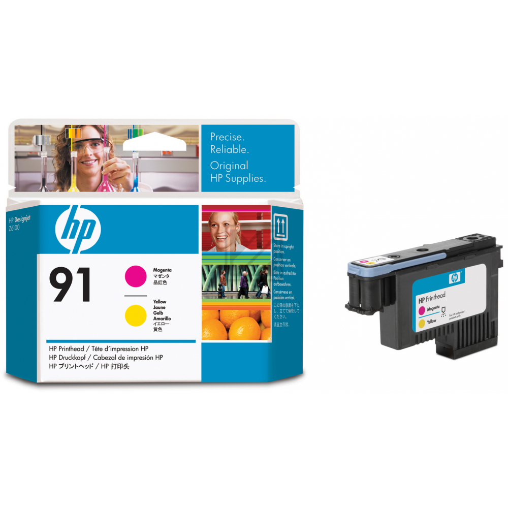 Original HP C9461A / 91 Tinte Magenta, Gelb