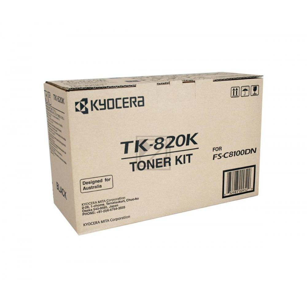 Original Kyocera 1T02HP0EU0 / TK-820K Toner Schwarz