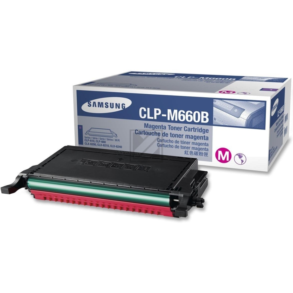 Original Samsung CLP-M660B / M660 Toner Magenta XXL