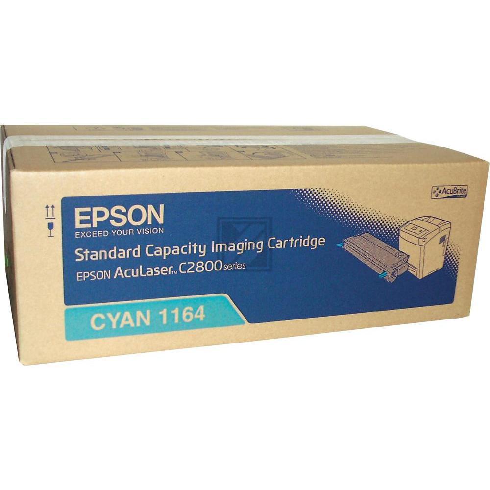 Original Epson C13S051164 / S051164 Toner Cyan