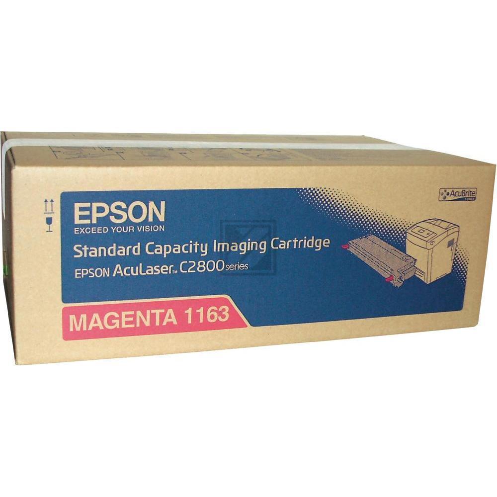 Original Epson C13S051163 / S051163 Toner Magenta