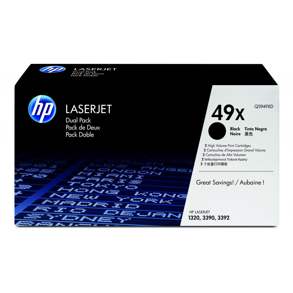 Original HP Q5949XD / 49X Toner Schwarz 2er Set