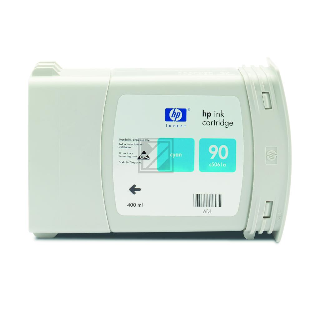 Original HP C5061A / 90 Tinte Cyan