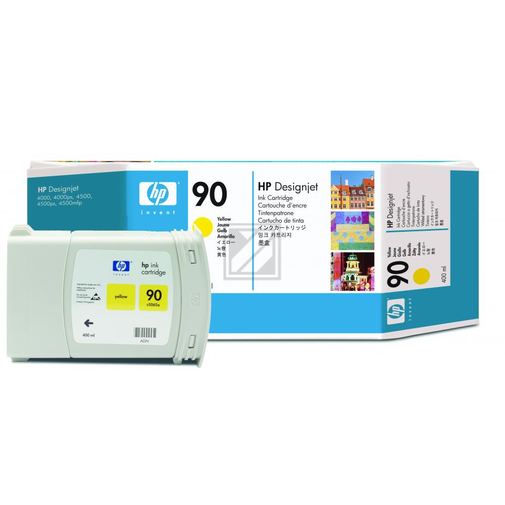 Original HP C5065A / 90 Tinte Gelb