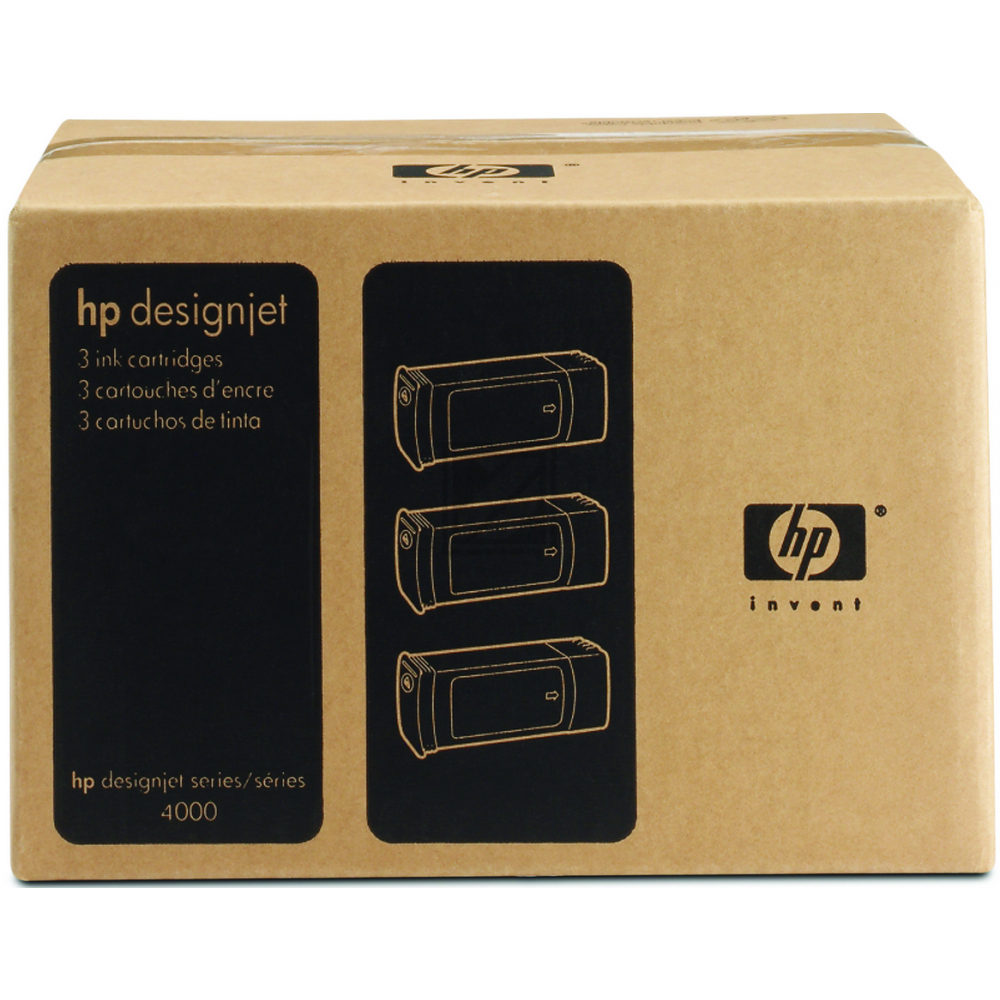 Original HP C5095A / 90 Tinte Schwarz 3er Set