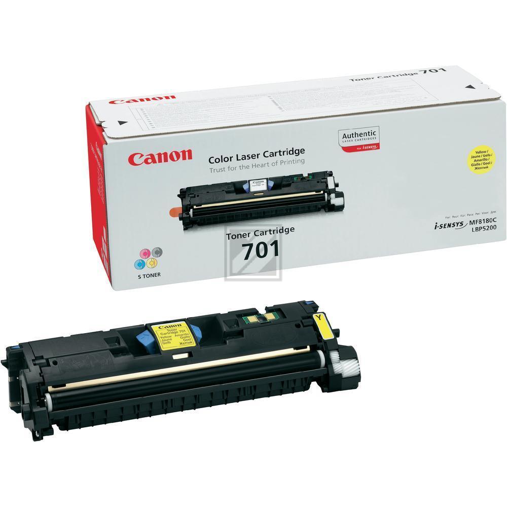Original Canon 9284A003 / 701Y Toner Gelb XXL