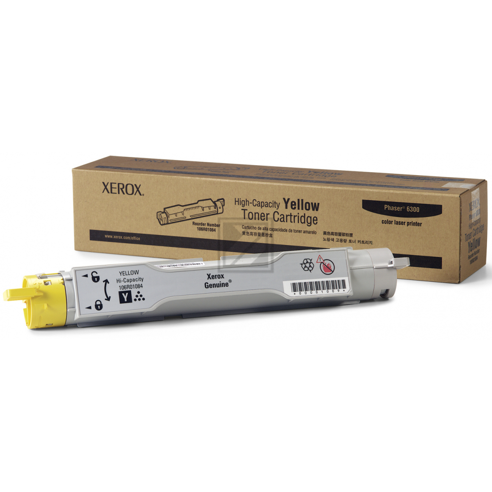 Original Xerox 106R01084 / 6300 Toner Gelb XXL