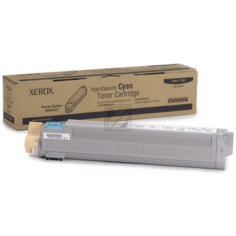 Original Xerox 106R01077 / 7400 Toner Cyan XXL