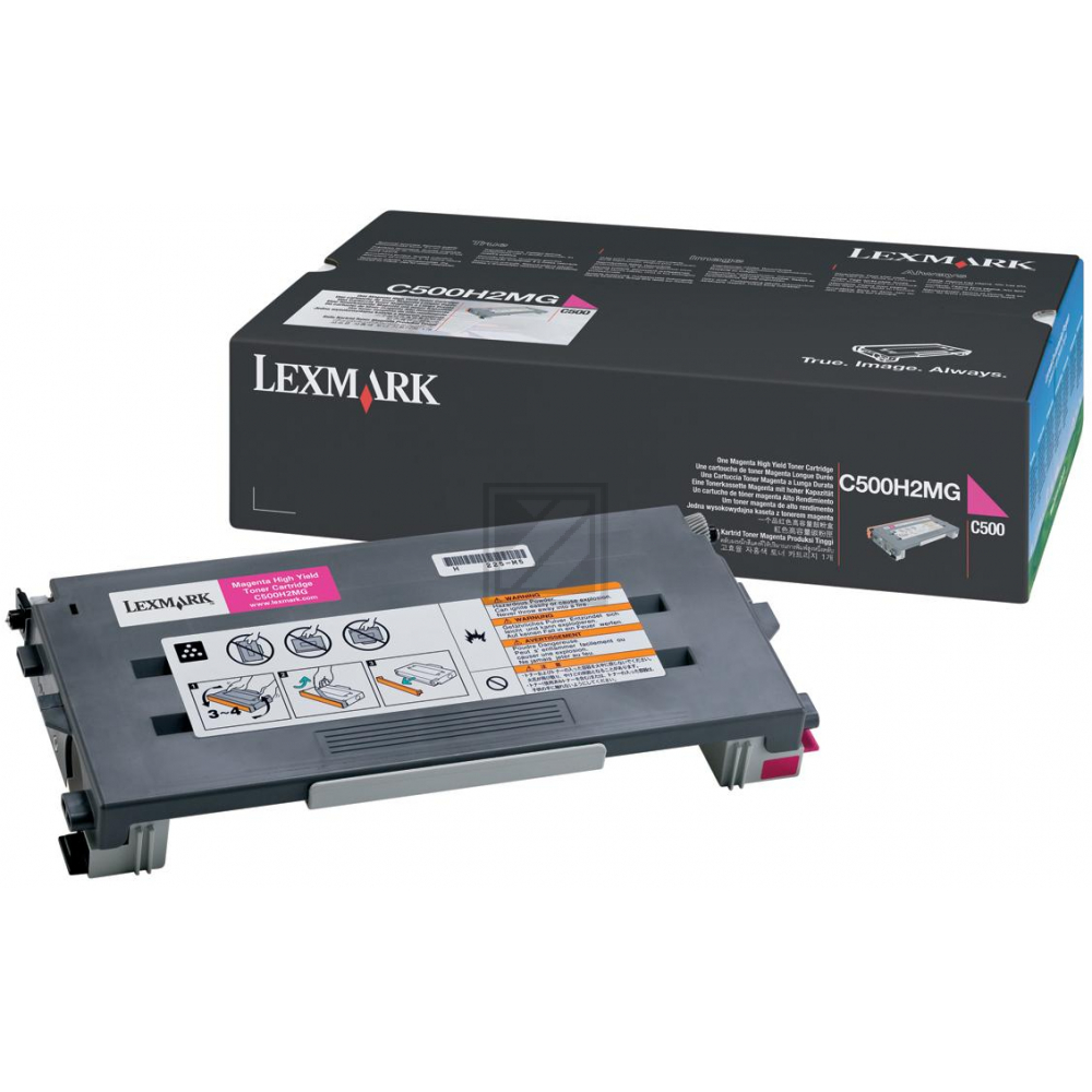 Original Lexmark C500H2MG Toner Magenta