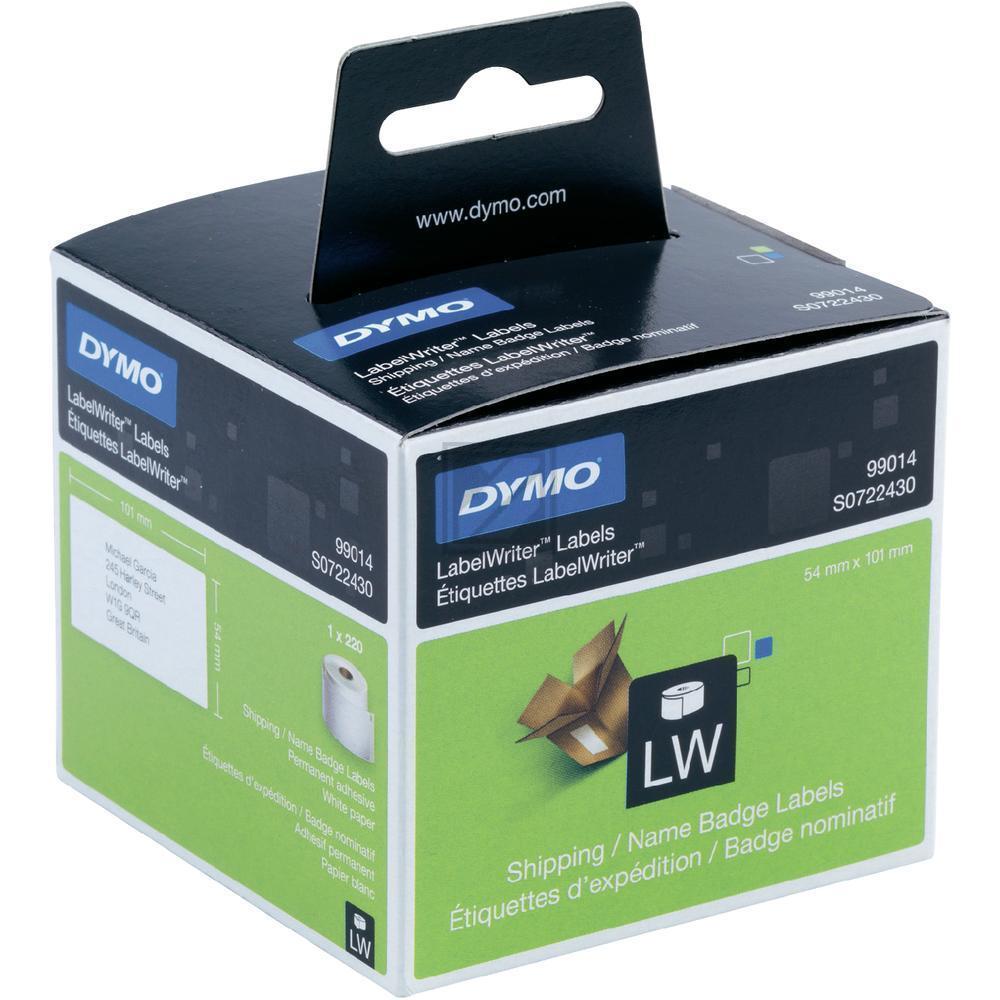Dymo 99014 / S0722430 Versandetiketten/Namensschilder wei