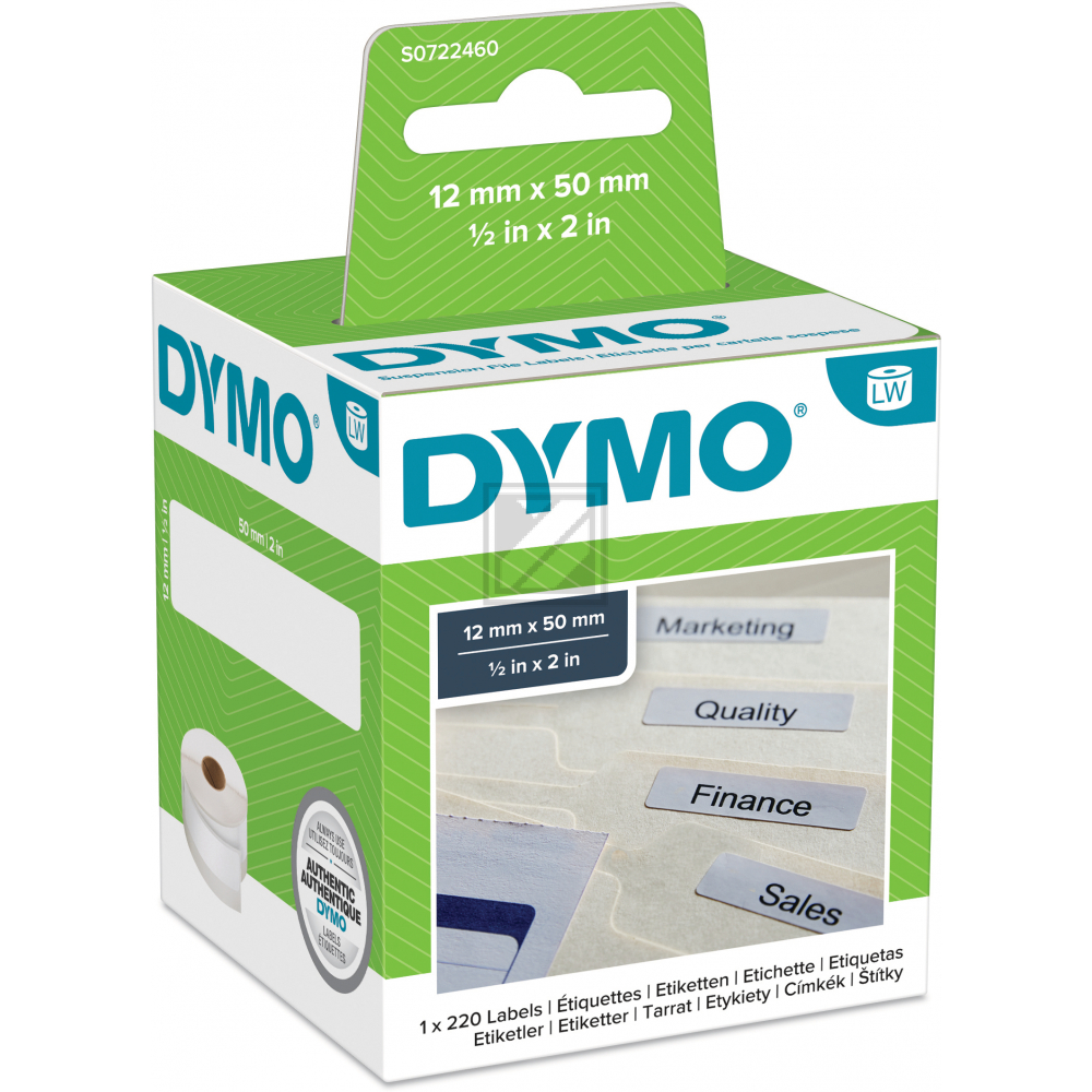 Dymo 99017 / S0722460 Hngeablageetiketten wei