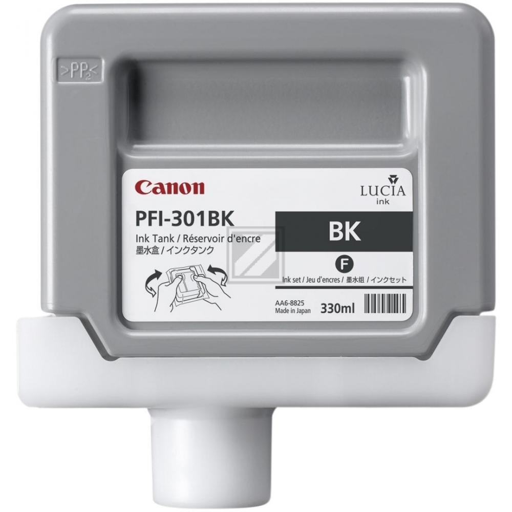Original Canon 1486B001 / PFI-301BK Tinte Schwarz