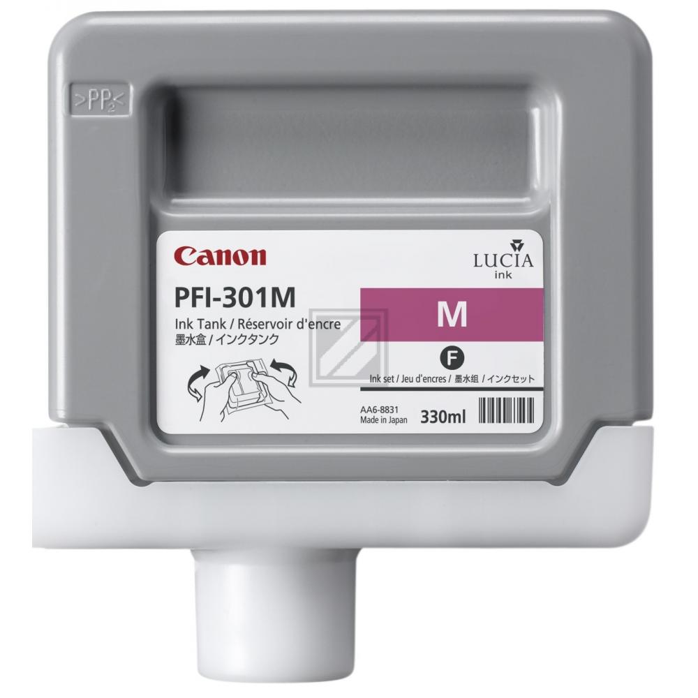 Original Canon 1488B001 / PFI-301M Tinte Magenta
