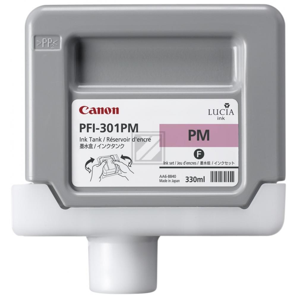 Original Canon 1491B001 / PFI-301PM Tinte Magenta (Hell)